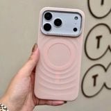  Ốp Mutural Ripple Lưng Vân 3D Viền Camera Đính Đá Tích Hợp Sạc Từ Tính Chính Hãng Cho iPhone 18|17 Pro Max 