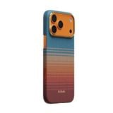  Ốp PITAKA Sunset 2.0 California Dream 01 Bản Hở Viền Có Nút Control – Siêu Phẩm Từ Sợi Aramid Dệt cho iPhone 17 Series 