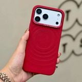  Ốp Mutural Ripple Lưng Vân 3D Viền Camera Đính Đá Tích Hợp Sạc Từ Tính Chính Hãng Cho iPhone 18|17 Pro Max 