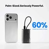  Pin Sạc Dự Phòng SHARGE Flow 3 10.000mAh 45W Tích Hợp Cáp USB-C - LED Orbital Chính Hãng 