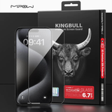  Cường Lực MiPow Kingbull HD Premium SILK Trong Suốt 2.5D/ 3D Cao Cấp Chính Hãng cho iPhone 16 Pro Max| 16 Pro| 15 Pro Max| 15 Pro 