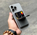  Ví Da WiWU Mag Wallet MW-001 Đựng Thẻ| CCCD Tích Hợp Giá Đỡ Hít Nam Châm Cao Cấp Chính Hãng cho iPhone 