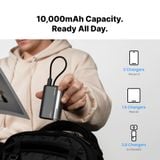  Pin Sạc Dự Phòng SHARGE Flow 3 10.000mAh 45W Tích Hợp Cáp USB-C - LED Orbital Chính Hãng 