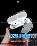  [AirPods Pro 3] Ốp Aulumu A39 Geometric Chống Sốc Bảo Vệ Có Khóa & Dây Đeo Chính Hãng 