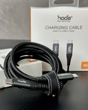  Cáp Sạc Nhanh Hoda W3 PD 60W Type C to C Độ Dài 2M Cao Cấp Chính Hãng cho iPhone 