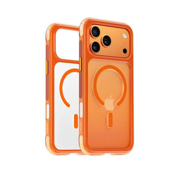  Ốp WIWU Chống Sốc Đạt Chuẩn 6M - AeroShield Ultra AS-202 - Tích Hợp Sạc Từ Tính Chính Hãng cho iPhone 17 Pro Max 