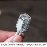  Pin Dự Phòng 20000mAh Wiwu Power Plus Wi-P092 Sẵn Cáp Sạc Nhanh PD 22,5W USB-C iPhone 