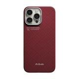  Ốp PITAKA Harvard Crimson Bản Hở Viền Có Nút Control – Siêu Phẩm Từ Sợi Aramid Dệt cho iPhone 16 Pro Max | 17 Pro | 17 Pro Max 