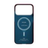  Ốp PITAKA Harvard Crimson Bản Hở Viền Có Nút Control – Siêu Phẩm Từ Sợi Aramid Dệt cho iPhone 16 Pro Max | 17 Pro | 17 Pro Max 