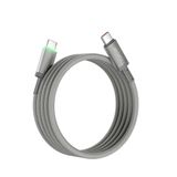  Cáp Sạc Nhanh 100W WIWU Maglink Wi-C084 Từ Tính Không Rối USB-C IP PD QC Truyền Data Dữ Liệu Bọc Dù Đèn Led 