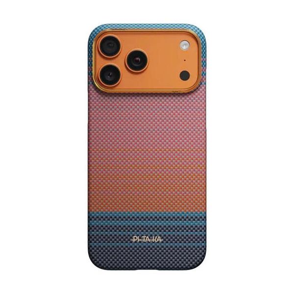  Ốp PITAKA Sunset 2.0 California Dream Bản Hở Viền Có Nút Control – Siêu Phẩm Từ Sợi Aramid Dệt cho iPhone 17 Series 
