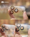  Lens Hoda Sapphire 2in1 Chống Trầy Xước Kèm Miếng Dán Trong Suốt Xung Quanh Viền Camera Chính Hãng cho iPhone 17 Pro| 17 Pro Max 