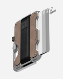  Ví Kim Loại Hít Nam Châm Aulumu G03 Chất Liệu Da Thật Đựng Thẻ| CCCD Tích Hợp Giá Đỡ Cao Cấp Chính Hãng cho iPhone 