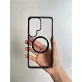  [S26Ultra] Ốp Likgus Viền Đen TPU Dẻo Chống Sốc Lưng Trong Chống Ố Vàng Tích Hợp Sạc Từ Tính Chính Hãng 