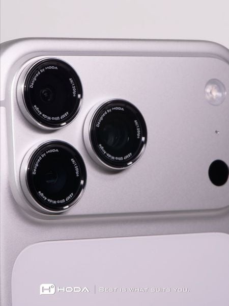  Lens Hoda Sapphire Monocular Bảo Vệ Camera Chống Trầy Xước Có Khung Trợ Dán Chính Hãng cho iPhone 17 Pro | 17 Pro Max 