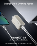  Củ Sạc 3 Cổng Anker 735 GaNPrime 65W A2668 Cao Cấp Chính Hãng cho iPhone| iPad| Macbook 