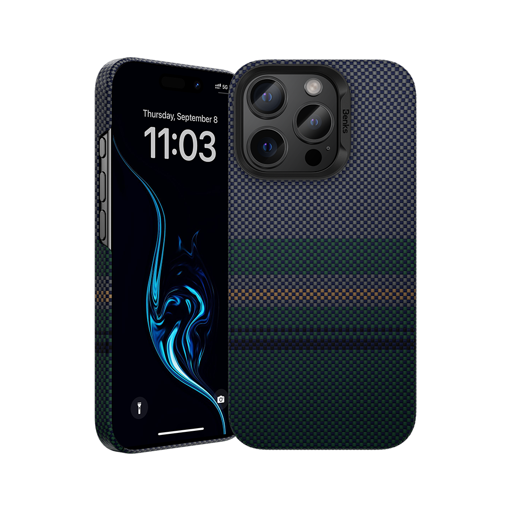  Ốp Lưng Benks Aurora ArmorAir/ Pro Có Nút Camera Control built with Kevlar® Cao Cấp Chính Hãng cho iPhone 15 Pro Max| 16 Pro| 16 Pro Max| 17 Pro 17 Pro Max 