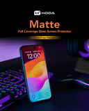  Cường Lực HODA Chống Vân Tay Màn Hình Nhám Có Khung Trợ Dán 2.5D Cao Cấp Chính Hãng cho iPhone 