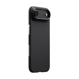  Ốp PITAKA Black Hở Viền Có Nút Control – Siêu Phẩm Từ Sợi Aramid Dệt cho iPhone 16| 17 Series 