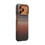  Ốp PITAKA Sunset Hở Viền Có Nút Control – Siêu Phẩm Từ Sợi Aramid Dệt cho iPhone 16| 17 Series 