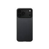  Ốp PITAKA Black Hở Viền Có Nút Control – Siêu Phẩm Từ Sợi Aramid Dệt cho iPhone 16| 17 Series 