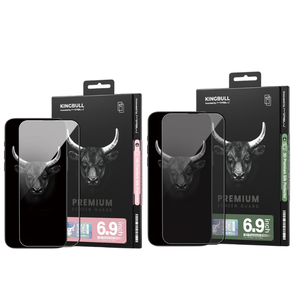  Cường Lực MiPow Kingbull HD Premium SILK Trong Suốt 2.5D/ 3D Cao Cấp Chính Hãng cho iPhone 16 Pro Max| 16 Pro| 15 Pro Max| 15 Pro 