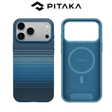  Ốp PITAKA Aramid Ultraguard Moonrise  Bản Full Viền – Siêu Phẩm Từ Sợi Aramid Dệt cho iPhone 17 Pro | 17 Pro Max 