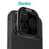  Lens Benks Sapphire Bảo Vệ Camera Chống Trầy Xước Có Khung Trợ Dán tại Nhà cho iP 17 Pro/ 17 Pro Max 