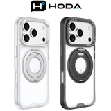  Ốp Lưng HODA® Soft Stone Stand Ring Case Hỗ Trợ Sạc Không Dây Kiêm Giá Đỡ Cao Cấp Chính Hãng cho iPhone 16 Pro | iPhone 16 Pro Max | iPhone 17 Pro Max 