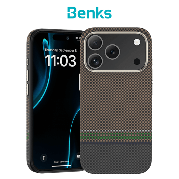  Ốp lưng Benks Prestige ArmorAir|Pro case built with Kevlar® Có Nút Camera Control Cao Cấp Chính Hãng cho iPhone 15 Pro Max| 16 Pro| 16 Pro Max| 17 Pro| 17 Pro Max 