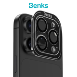  Lens Benks GlassWarrior Protector Bảo Vệ Camera Có Khung Trợ Dán tại Nhà cho iP 17 Pro/ 17 Pro Max 