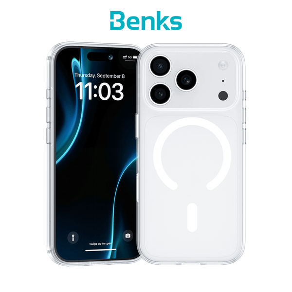 Ốp Lưng Benks Crystal Trong Suốt Viền Dẻo & Chống Ố Tích Hợp Sạc Từ Tính Chính Hãng cho iPhone 16 Pro| 16 Pro Max| 17 Pro Max| 17 Pro 