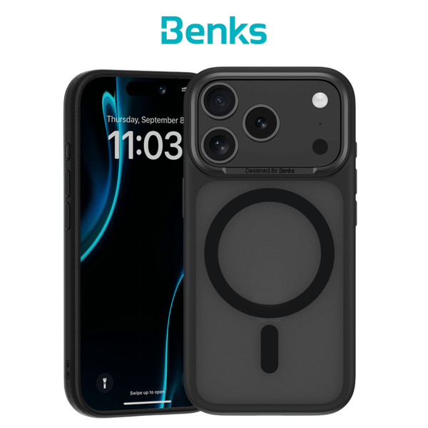  Ốp Lưng Benks MistClap Viền TPU Dẻo Chống Sốc Thời Trang Tích Hợp Sạc Từ Tính cho iPhone 17 Pro| 17 Pro Max 