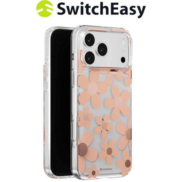  Ốp Lưng SwitchEasy Họa Tiết 3D Fleur Chống Sốc &Thời Trang Hỗ Trợ Sạc Không Dây Cao Cấp Chính Hãng cho iPhone 16 Pro|  iPhone 16 Pro Max| iPhone 17 Pro Max 
