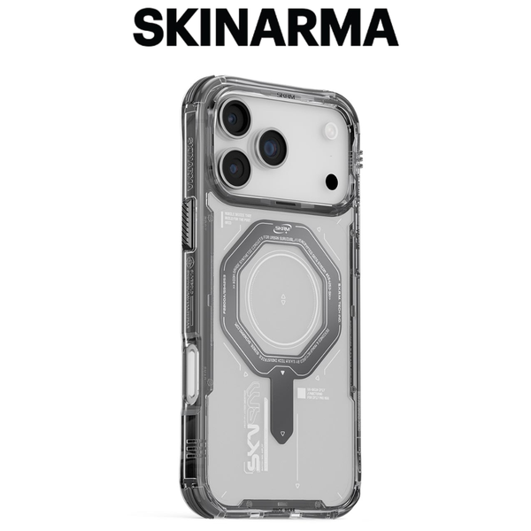 Ốp Lưng SKINARMA MAGMA GREY Mag-Charge Chính Hãng cho iPhone 17 Pro Max| 17 Pro 