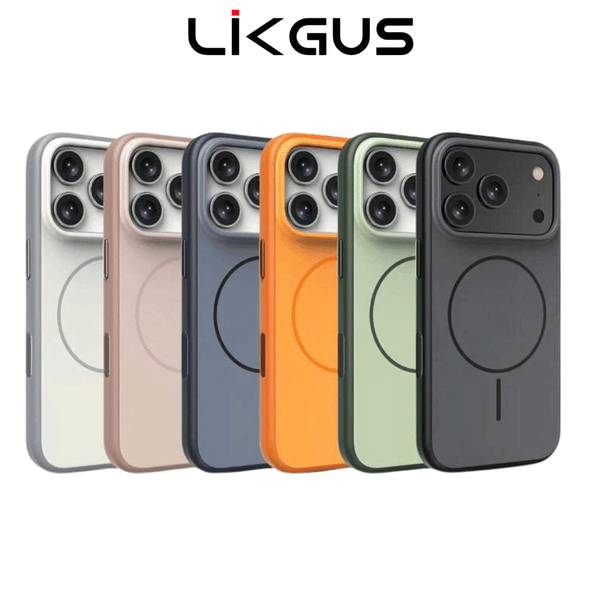  Ốp Lưng Likgus AI Glaze Chống Bám Bẩn Chống Sốc Tích Hợp Sạc Từ Tính Chính Hãng cho iPhone 16 Pro Max |17 Pro Max| iPhone 17 Pro 