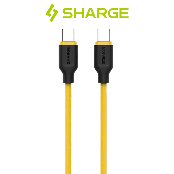  Cáp Sạc Sharge Sạc Nhanh 100W C to C | Chất Liệu TPU Siêu Mềm Mại | Chống Rối | Dài 1m5 Chính Hãng 