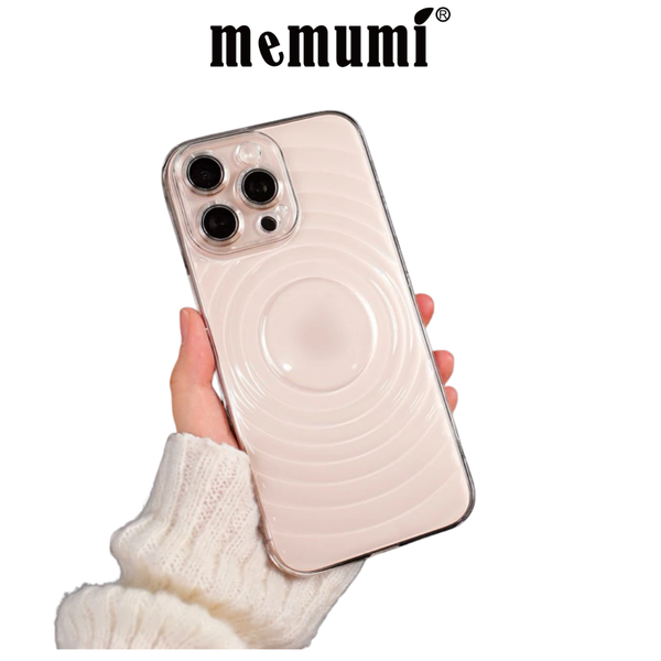  Ốp Lưng Memumi Ripple Trong Suốt Chống Ố Vàng Tuyệt Đối Full Camera Bảo Vệ Chính Hãng cho iP 16| 15 Series 