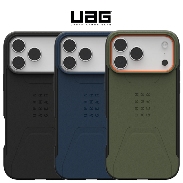  Ốp Lưng UAG Civilian W Magsafe Chống Sốc Bảo Vệ Đạt Chuẩn Cao Cấp Chính Hãng cho iPhone 17 Pro Max| 17 Pro 