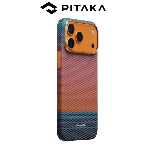  Ốp PITAKA Sunset 2.0 California Dream Bản Hở Viền Có Nút Control – Siêu Phẩm Từ Sợi Aramid Dệt cho iPhone 17 Series 
