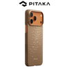  Ốp PITAKA GoldenGlint Hở Viền Có Nút Control – Siêu Phẩm Từ Sợi Aramid Dệt cho iPhone 16| 17 Series 