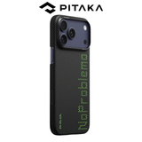  Ốp PITAKA NoProblemo Bản Hở Viền Có Nút Control – Siêu Phẩm Từ Sợi Aramid Dệt cho iPhone 16 Pro| 16 Pro Max | 17 Pro 