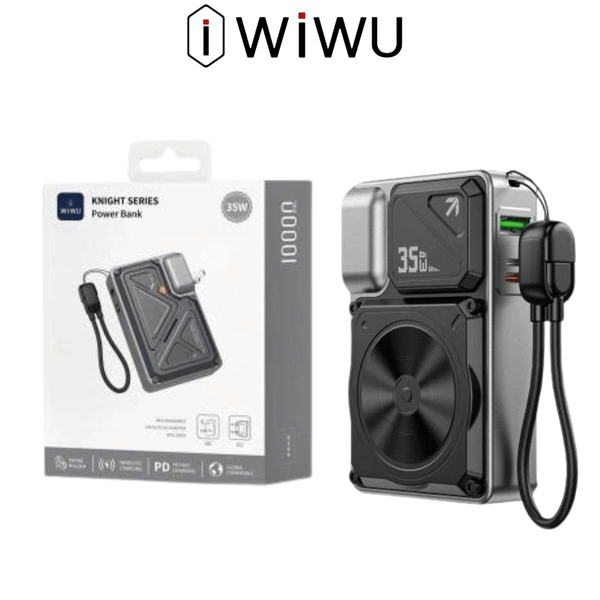  Pin Dự Phòng 10.000mAh WiWU Wi - P057 Sạc Nhanh 35W Sạc Không Dây 15W Chính Hãng 