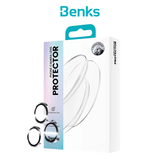  Lens Benks Trong Suốt Bảo Vệ Camera Viền Trong Suốt Có Khung Tự Dán tại Nhà Chính Hãng cho iPhone 17 Pro| 17 Pro Max 