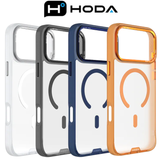  Ốp Lưng Hoda Rough Magasafe Chống Sốc Đạt Chuẩn Nhám Chống Bám Vân Tay Tích Hợp Sạc Không Dây Chính Hãng cho iPhone 16 Pro| 16 Pro Max| iPhone 17 Pro| iPhone 17 Pro Max 