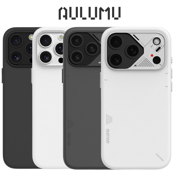  Ốp Lưng AULUMU A16| A17 Vegan Leather Tích Hợp Sạc Từ Tính có Nút Camera Control iP 15 Pro Max/ 16 Pro| 16 Pro Max| 17 Pro| 17 Pro Max 