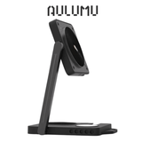 Trạm Sạc Không Dây 4-trong-1 Aulumu M01 - Thiết Kế Gập Gọn & Đèn Ngủ Cam Đặc Trưng 