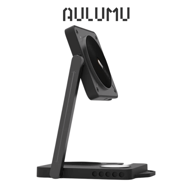  Trạm Sạc Không Dây 4-trong-1 Aulumu M01 - Thiết Kế Gập Gọn & Đèn Ngủ Cam Đặc Trưng 