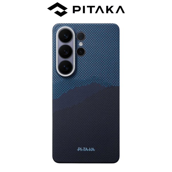  [S26Ultra] Ốp PITAKA Horizon Bản Hở Viền Có Nút Aaron – Siêu Phẩm Từ Sợi Aramid Dệt cho SamSung S26Ultra 