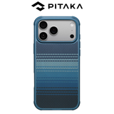  Ốp Lưng Pitaka Moonrise ProGuard Case Bản Full Viền Có Nút Control – Siêu Phẩm Từ Sợi Aramid Dệt cho iP 17 Pro Max| 17 Pro 